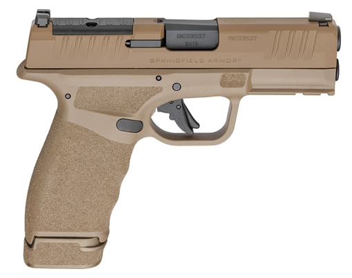 Picture of Springfield Hellcat Pro OSP Handgun Gear Up Package 9mm Luger 17rd Magazines (5) 3.7" Barrel FDE with Bag and Viridian Green Dot HCP9379FOSP-GU24 HCP9379FOSPGU24