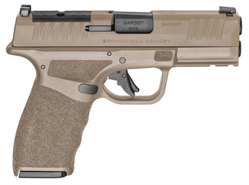 Picture of dSPRINGFIELD ARMORY HELLCAT PRO COMPACT OSP PSTL 3.7" FDE GEAR UP PKG 2-15RD,1-17RD HCP9379FOSPGU23