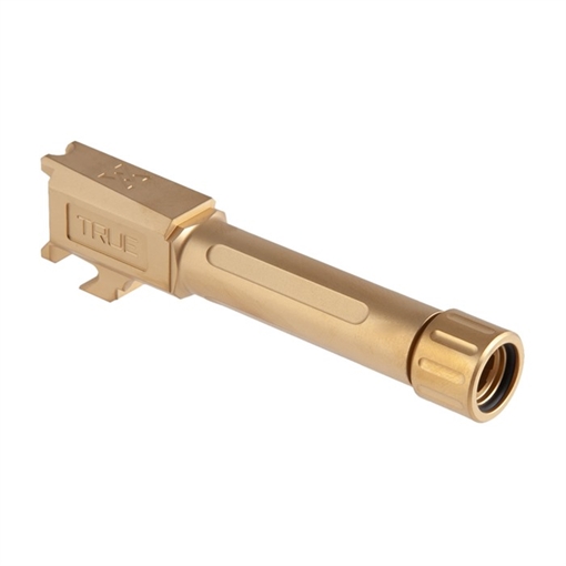 Picture of True Precision HELLCAT THD BARREL, 1/2''X28, GOLD TIN, 9MM TP-SHCB-XTG