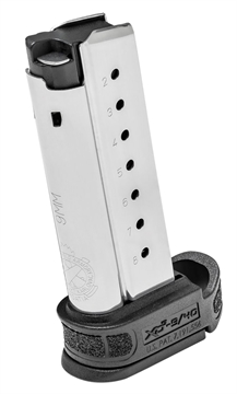Picture of Springfield Magazine, 9MM, 9 Rounds, Fits Springfield XDS Mod 2, With Sleeve for Backstraps 1 & 2, Stainless XDSG09061