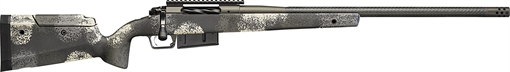 Picture of Springfield Model 2020 Waypoint, Bolt Action, 300 Winchester Magnum, 24" Carbon Fiber Barrel, SA Radial Brake, Cerakote Finish, Mil-Spec Green, Evergreen Camo Carbon Fiber Adjustable Stock with M-LOK, TriggerTech Adjustable Trigger, 3 Rounds, 1 AICS Short Action Magazine BAW924300WMCFGA
