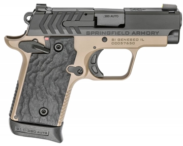 Picture of Springfield Armory PG9109FN 911 380 ACP 2.70" 6+1 & 7+1 Flat Dark Earth Hardcoat Anodized Black Nitride Stainless Steel Slide Black G10 Grip 706397925703