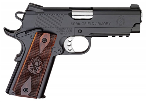 Picture of Springfield Armory PX9115L18 1911 Champion Operator Lightweight 45 ACP Single 4" 7+1 Cocobolo Grip Black Armory Kote Carbon Steel Slide 706397919429