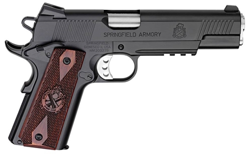Picture of Springfield Armory PX9116L18 1911 Loaded Operator 45 ACP Single 5" 7+1 Cocobolo Grip Black Carbon Steel Slide 706397919450