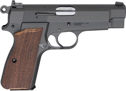 Picture of Springfield SA-35 Blued Handgun 9mm Luger 15rd Magazine(1) 4" Barrel Tactical Rack Rear Sights Checkered Walnut Grips HP9204