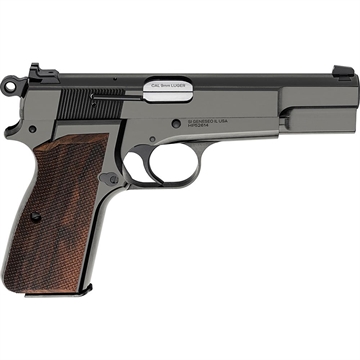 Picture of SPRINGFIELD ARMORY ARMORY SA-35 9MM 5IN BARREL 15RD POLISHED BLUED STEEL W/WHITE DOT P9202 HP9202