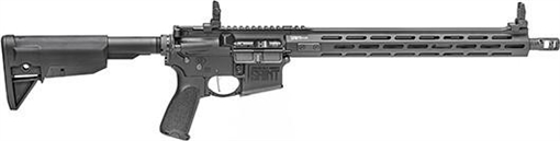 Picture of Springfield Armory SAINT Edge 5.56x45mm NATO 30+1 16" Black Melonite Barrel Black Hard Coat Anodized Rec Black Adjustable Bravo Mod 0 SopMod Stock Black Bravo Mod 2 Grip Right Hand STE916556B