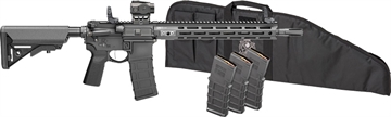 Picture of SPRINGFIELD ARMORY ARMORY SAINT VICTOR 5.56 14IN BARREL PINNED & WELDED 30RD BLACK B5 W/LOW-PROFILE FLIP-UP SIGHTS STV914556B-V2-B5-PAC STV914556B-V2-B5-PAC STV914556BV2GP