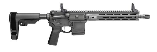 Picture of SPRINGFIELD ARMORY SAINT VICTOR V2 PISTOL W/SBA3 5.56 11.5IN BARREL 10RD BLACK 2SBA3 2SBA3 STV9115556BPLCV