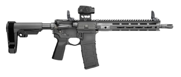 Picture of SPRINGFIELD ARMORY ARMORY SAINT VICTOR 5.56 11.5IN BARREL 30RD BLACK  W/SB TACTICAL SBA3 BRACE / LOW-PROFILE FLIP UP SIGHTS STV9115556BPV2-PAC STV9115556BPV2-PAC STV9115556BV2GP