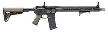Picture of Springfield Armory SAINT Victor 5.56x45mm NATO 10+1 16", Black Rec, OD Green Magpul SL Stock & Grip, Flip-Up Sights, Includes Magpul Angled Grip STV916556GPLC