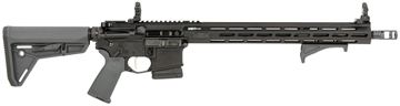 Picture of Springfield SAINT Victor, Semi-automatic, AR, 223 Remington/556NATO, 16" Barrel, 1:8 Twist, Mid-Length Gas System, Anodized Finish, Black, Gray Magpul Furniture, 15" M-LOK Free Float Handguard, Flip Up Front and Rear Springfield Sights, 10 Rounds, 1 Magazine STV916556YPLC