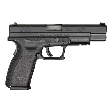 Picture of Springfield Armory XD Tactical *CA Compliant 45 ACP 10+1 5" Black Steel Barrel, Black Melonite Long/Serrated Steel Slide, Black Polymer Frame w/Picatinny Rail XD9621
