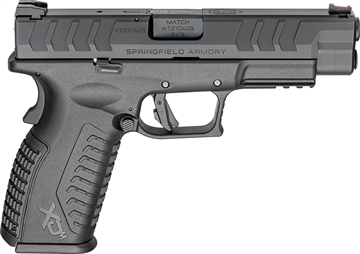 Picture of Springfield XDM, Semi-automatic, Striker Fired, 9MM, 4.5", Black, 10 Rounds, Fixed Sights, Polymer, California Compliant XDME9459BCA