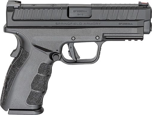 Picture of Springfield XD Mod.3, OSP, Striker Fired, Semi-automatic, Polymer Frame Pistol, Sub-Compact, 9MM, 4" Barrel, Melonite Finish, Black, Optics Ready Slide, Fiber Optic Front Sight, White Dot Rear, 10 Rounds, 1 Magazine XDDG9101BOSPLC
