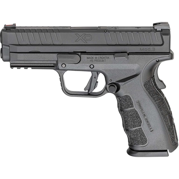 Picture of Springfield XD Mod.3, OSP, Striker Fired, Semi-automatic, Polymer Frame Pistol, Sub-Compact, 9MM, 4" Barrel, Melonite Finish, Black, Optics Ready Slide, Fiber Optic Front Sight, White Dot Rear, 16 Rounds, 1 Magazine XDDG9101BOSP