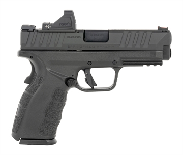 Picture of SPRINGFIELD ARMORY ARMORY XD MOD 4 OSP LC 9MM 4IN BARREL 10RD BLACK WHITE DOT W/FIBER OPTIC 4MAGS XDDG9101BLC-M4-PAC XDDG9101BLC-M4-PAC XDDG9101BLCM4PAC