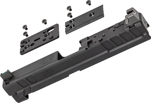 Picture of Springfield Armory XD OSP 9mm Black Steel for Springfield XD with Optics Cut, Suppressor Height Night Sights, Includes Cover Plates XD4901