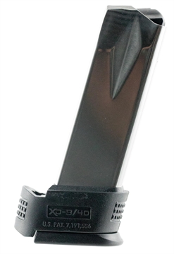 Picture of Springfield Magazine, 9MM, 16 Rounds, Fits Springfield XD Compact, with Sleeve Extension, Stainless, Silver XD0931