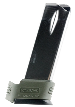 Picture of Springfield Armory XD Sub-Compact Handgun Magazine .40 S&W 12/rd Extended Magazine OD Green XD0934