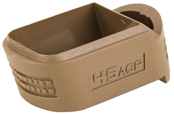 Picture of Springfield Armory Mag Sleeve made of Polymer with Flat Dark Earth Finish & 1 Piece Design for 45 ACP Springfield XD Magazine XD5007