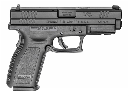 Picture of Springfield Armory XD9101HC XD Service 9mm Luger Double 4" 16+1 Black Polymer Grip/Frame Black Melonite Slide 706397859350