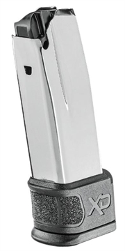 Picture of Springfield Magazine, 9MM, 16 Rounds, Fits XD-Mod.2 Subcompact, with Black Sleeve Extension, Stainless, Silver XDG0931
