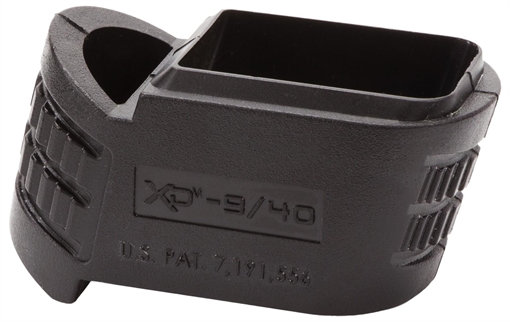 Picture of Springfield Armory Backstrap Sleeve made of Polymer with Black Finish & 1 Piece Design for 9mm Luger, 40 S&W Springfield XD-M Compact with #3 Backstrap XDM5003C
