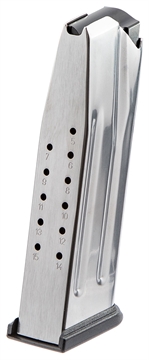 Picture of Springfield Magazine, 10MM, 15 Rounds, Fits Springfield XDM, Stainless, Silver XDM5015