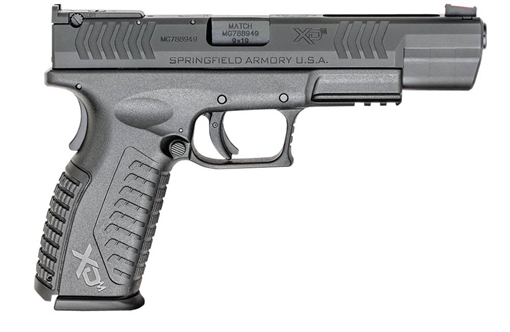 Picture of Springfield Armory XDM95259BHCE XD(M) Competition 9mm Luger Double 5.25" 19+1 Black Interchangeable Backstrap Black Polymer Frame Black Melonite Slide 706397905446