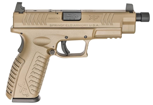 Picture of Springfield Armory XDMT9459FHCOSP XD-M 9mm Luger 4.50" 19+1 Flat Dark Earth Cerakote Steel, Interchangeable Backstrap Grip 706397925734