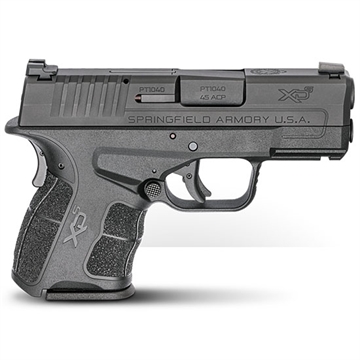 Picture of Springfield Armory XD-S Mod.2 45 ACP Double 3.30" 5+1 & 6+1 Black Polymer Grip/Frame Black Melonite Slide XDSG93345BT