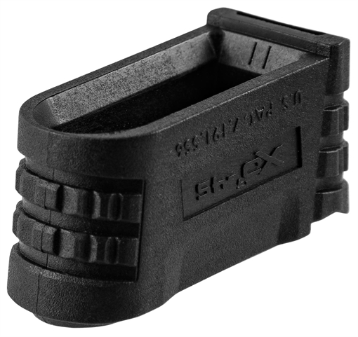 Picture of Springfield Armory Backstrap Sleeve made of Polymer with Black Finish & 1 Piece Design for 45 ACP Springfield Armory XD-S with #2 Backstrap & 3.30"-4" Barrel XDS5002