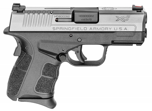 Picture of Springfield Armory XDSG9339S XD-S Mod.2 9mm Luger Double 3.30" 7+1 Black Polymer Grip/Frame Stainless Steel Slide 706397919085