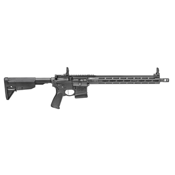 Picture of Springfield SAINT Victor, Semi-Auto, AR, 556NATO, 16" Barrel, 1:8 Twist, Mid-Length Gas System, Anodized Finish, Black, BCM Trigger Guard & Mod 0 Stock, 15" M-LOK Free Float Handguard, Flip Up Front and Rear Springfield Sights, 10 Round, 1 PMAG M3 STV916556BLC