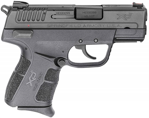 Picture of SPRINGFIELD XDE HGA 45 AUTO 3.3 IN BBL HAMMER S/D ACTION BLK 1/6RD & 1/7RD MAGS XDE93345BE