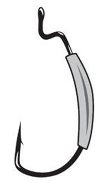 Picture of SPRO / GAMAKATSU EWG 1/16 WEIGHTED BLK 3/0 5PK 74413-1/16