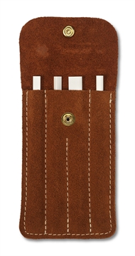 Picture of Spyderco File Set Ceramic Sharpener Fine White/Includes Leather Case 400F