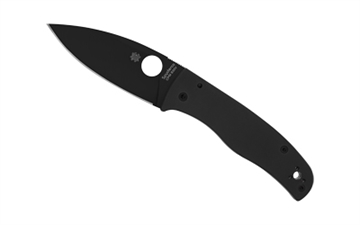 Picture of Spyderco Bodacious, Folding Knife, Plain Edge, Black G-10 Handle, Matte Finish, Black, 3.66" Blade Length, CPM-S30V Steel C263GPBK