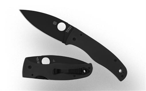 Picture of Spyderco Bodacious, Folding Knife, SpyderEdge Serrated Blade, Black G-10 Handle, Matte Finish, Black, 3.66" Blade Length, CPM-S30V Steel C263GSBK