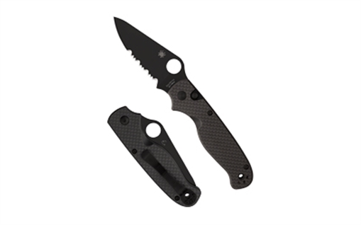 Picture of SPYDERCO BUTTONUP CF PS 3.27" BLK C275CFPSBK 716104019816
