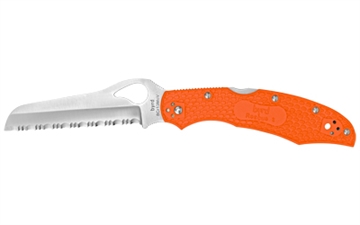 Picture of Spyderco Byrd, Cara Cara 2 Rescue, 3.91" Folding Knife, Lightweight, Orange BY17SOR2