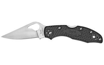 Picture of Spyderco Byrd, Meadowlark 2, 2.87" Folding Knife, Lightweight, Black BY04PBK2