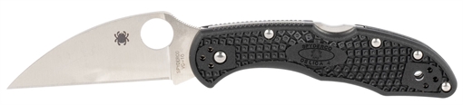 Picture of Spyderco Delica 4 Lightweight 2.87" Folding Wharncliffe Plain VG-10 SS Blade Black Textured FRN Handle Includes Pocket Clip C11FPWCBK