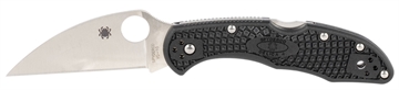 Picture of Spyderco Delica 4 Lightweight 2.87" Folding Wharncliffe Plain VG-10 SS Blade Black Textured FRN Handle Includes Pocket Clip C11FPWCBK