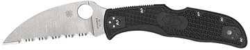 Picture of Spyderco Endela Lightweight 3.40" Folding Wharncliffe Plain VG-10 SS Blade, Black Textured FRN Handle C243FPWCBK