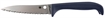 Picture of Spyderco Counter Puppy 3.48" Fixed Serrated 7Cr17MoV SS Blade Purple Plastic Handle K20SPR