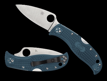 Picture of Spyderco LeafJumper Blue Lightweight K390 - Spyder Edge C262SBLK390
