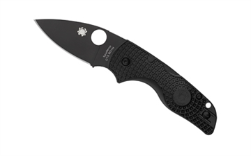 Picture of Spyderco Lil Native Lightweight, Folding Knife, Plain Edge, Black FRN Handle, Matte Finish, Black, 2.43" Blade Length, CTS BD1N Steel C230PBBK