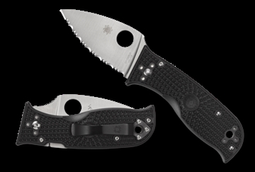 Picture of Spyderco Lil' Temperance 3 Lightweight Serrated C69SBK3